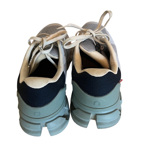 On Running Cloudflyer White and Blue Sneakers - Picture 4 of 4